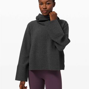 NWOT Lululemon Retreat Yourself Hoodie Heathered Graphite Grey / Graphite Grey